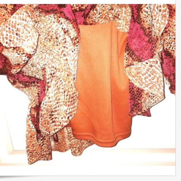 ADIVA Women's XL Sheer Layered Blouse Cami Inset - Picture 3 of 4